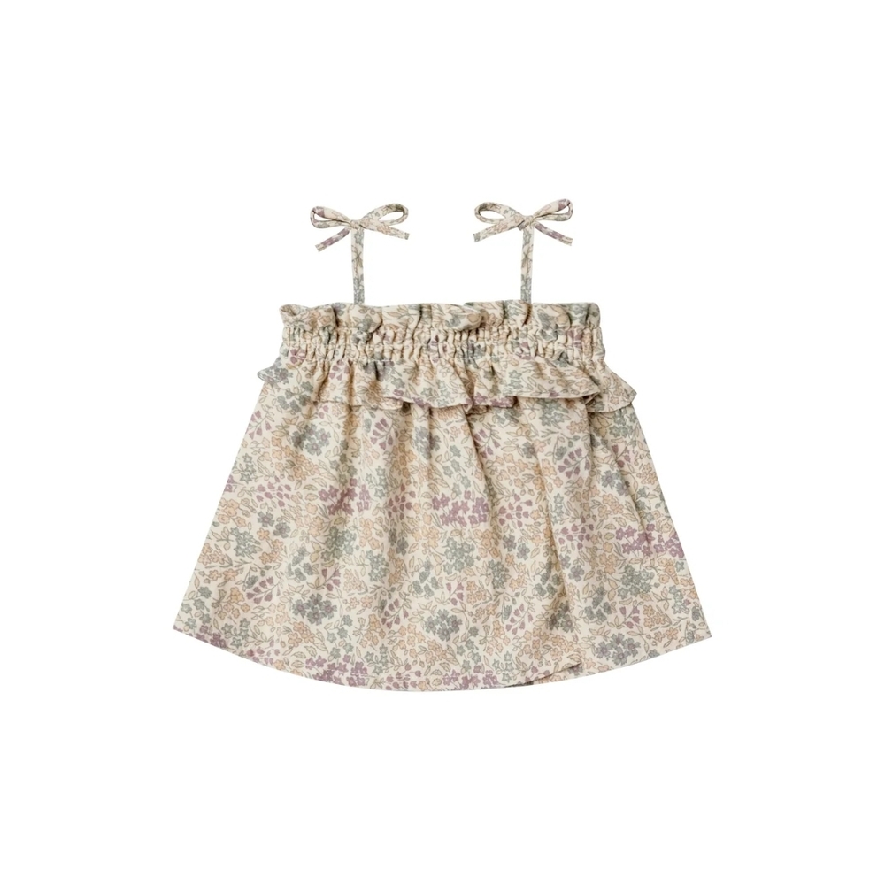 Rylee + Cru Ruffle Tube Top | Garden